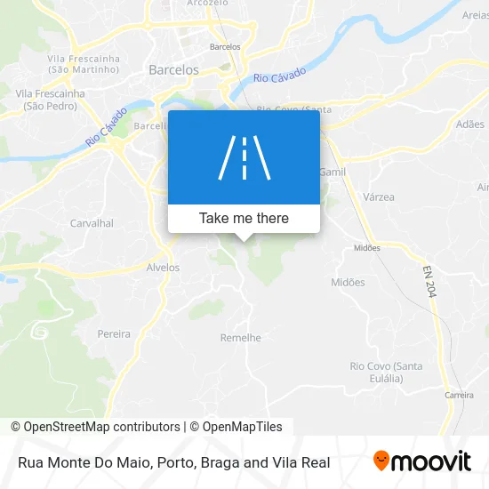 Rua Monte Do Maio map