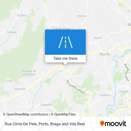 Rua Cima De Pele map