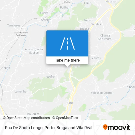 Rua De Souto Longo map