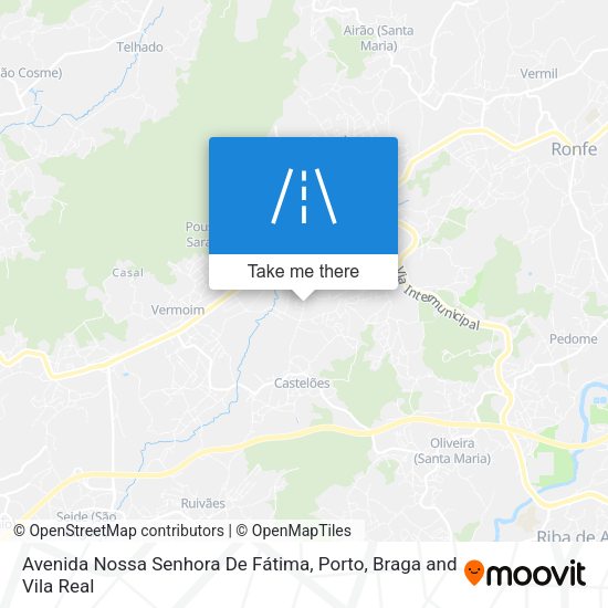 Avenida Nossa Senhora De Fátima mapa