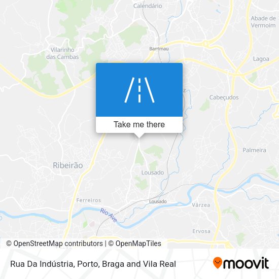 Rua Da Indústria mapa