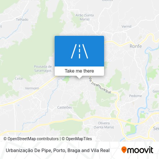 Urbanização De Pipe map