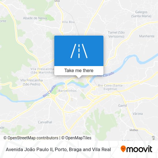 Avenida João Paulo II map