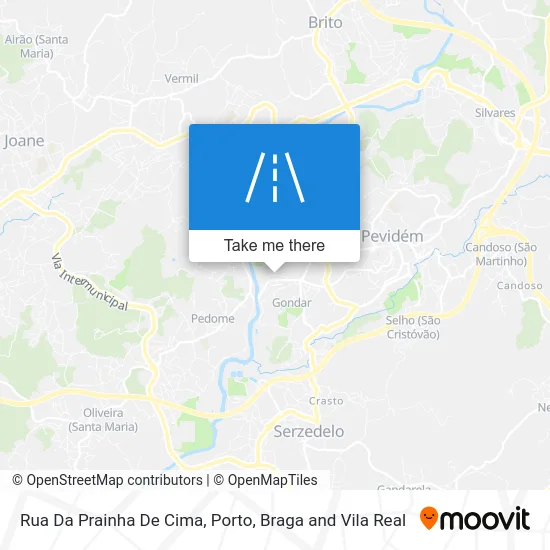 Rua Da Prainha De Cima map
