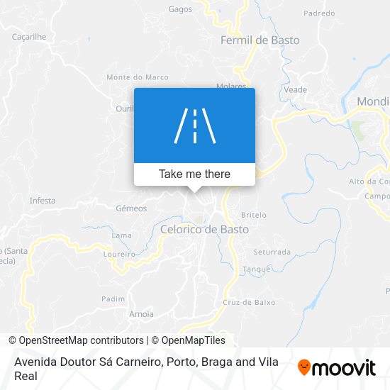 Avenida Doutor Sá Carneiro map