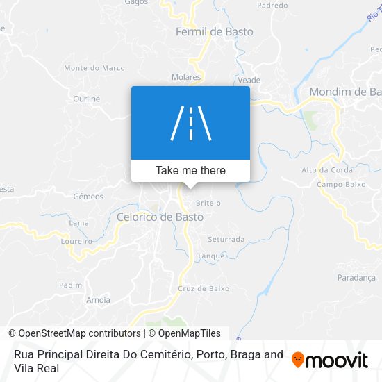 Rua Principal Direita Do Cemitério map
