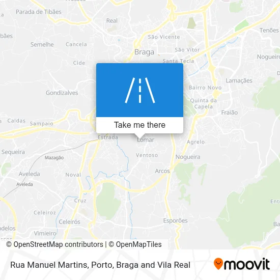 Rua Manuel Martins map