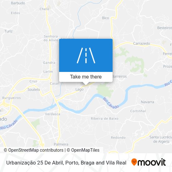 Urbanização 25 De Abril mapa