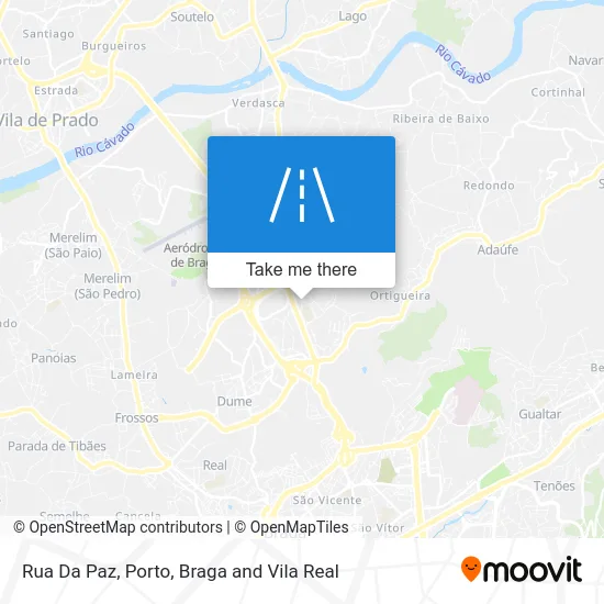 Rua Da Paz map