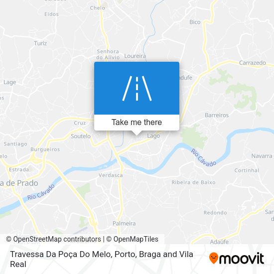 Travessa Da Poça Do Melo mapa