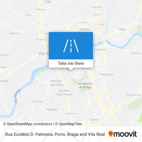 Rua Eusébio D. Palmeira mapa