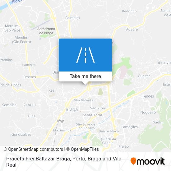 Praceta Frei Baltazar Braga map