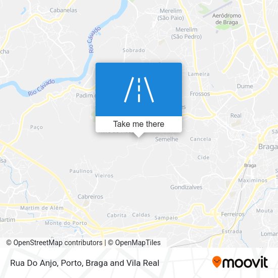 Rua Do Anjo map