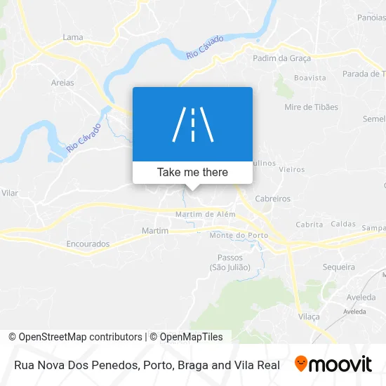 Rua Nova Dos Penedos map