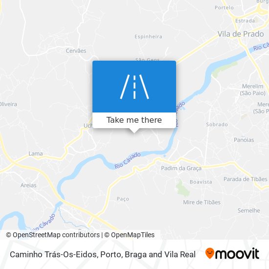 Caminho Trás-Os-Eidos mapa