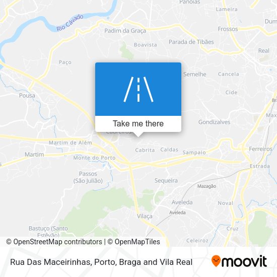 Rua Das Maceirinhas map