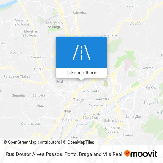 Rua Doutor Alves Passos map