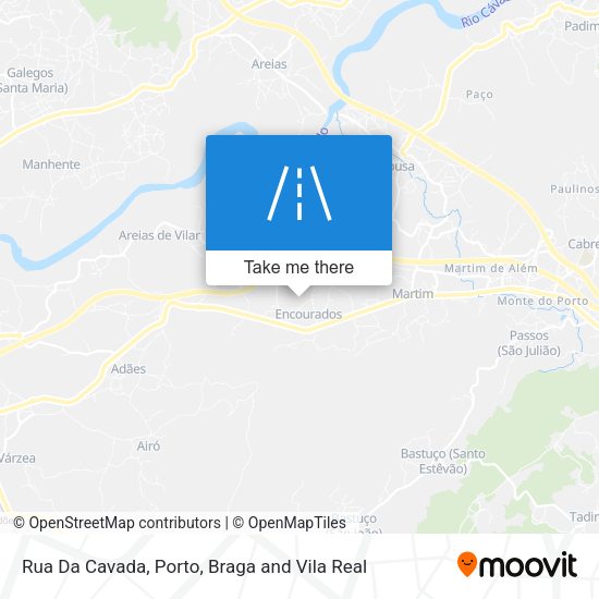 Rua Da Cavada map