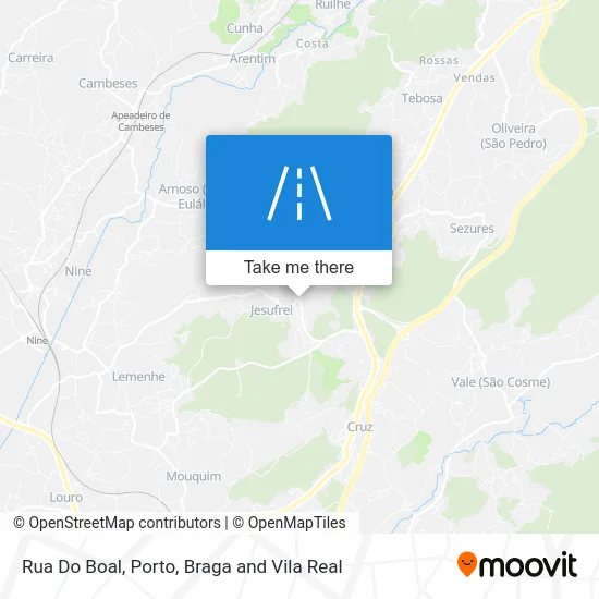 Rua Do Boal map