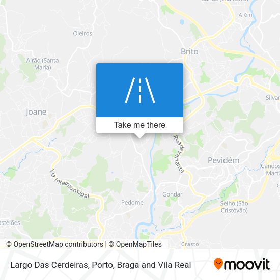 Largo Das Cerdeiras mapa
