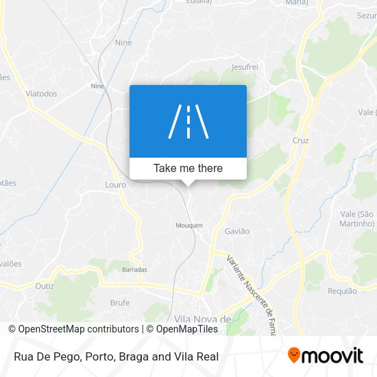 Rua De Pego map