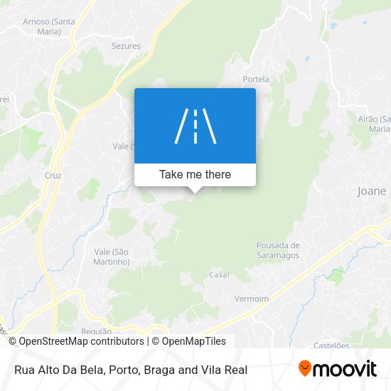 Rua Alto Da Bela mapa