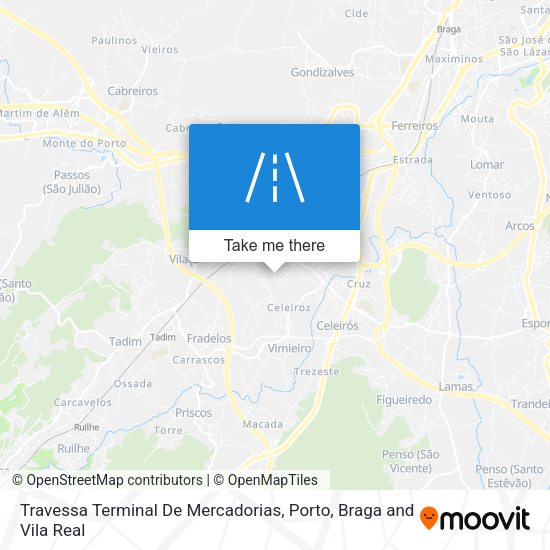 Travessa Terminal De Mercadorias mapa