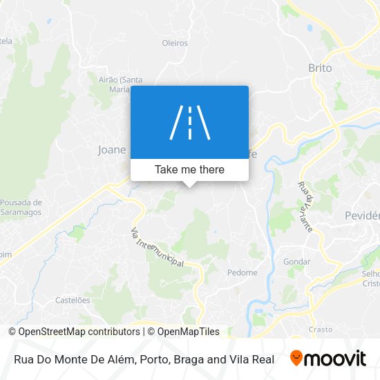 Rua Do Monte De Além mapa
