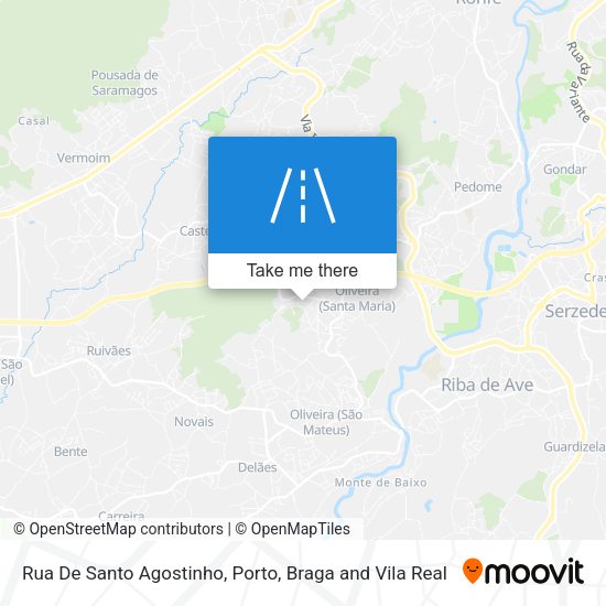 Rua De Santo Agostinho map