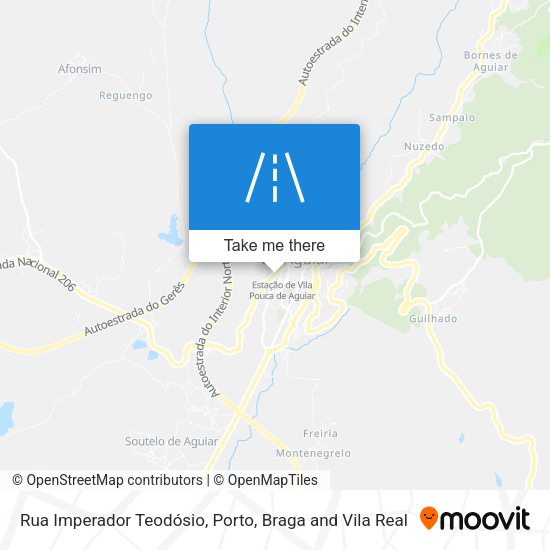 Rua Imperador Teodósio map