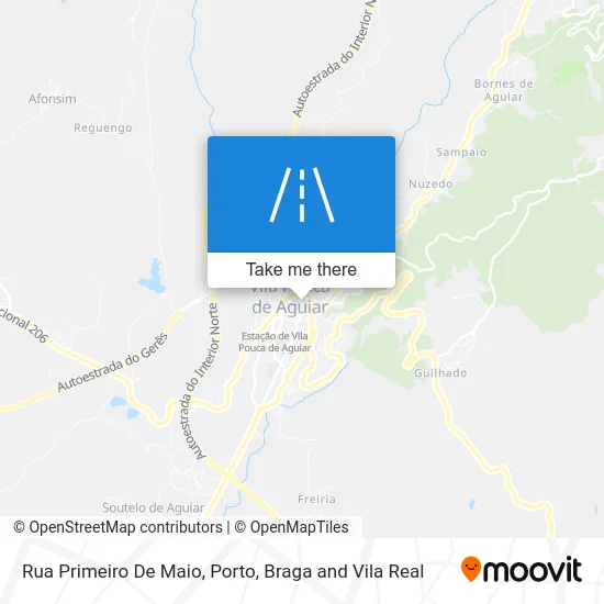 Rua Primeiro De Maio map