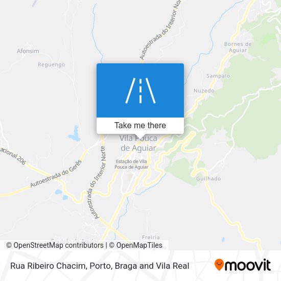 Rua Ribeiro Chacim mapa