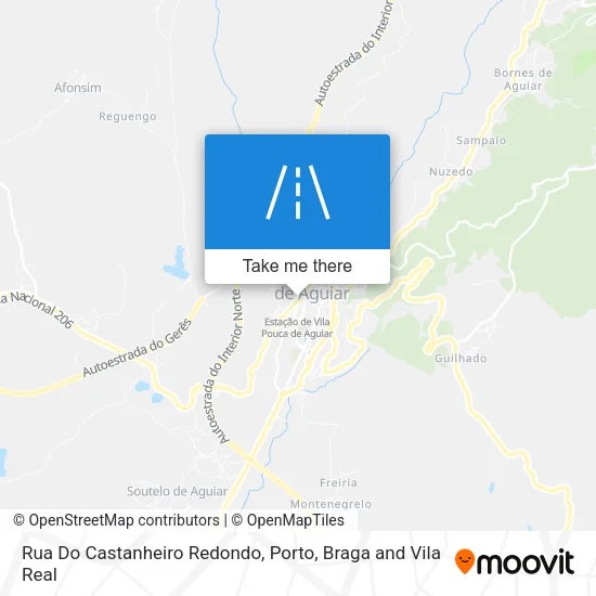 Rua Do Castanheiro Redondo map