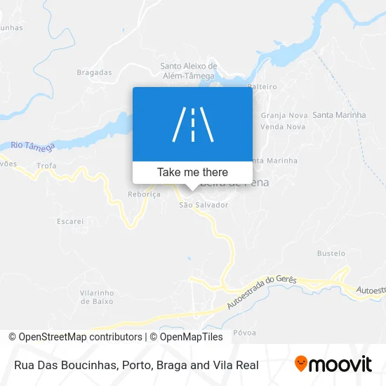 Rua Das Boucinhas map