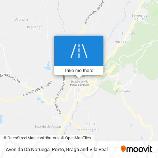 Avenida Da Noruega mapa