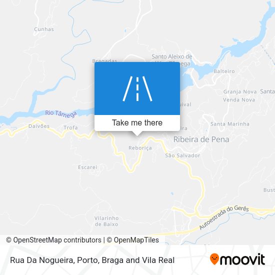 Rua Da Nogueira mapa