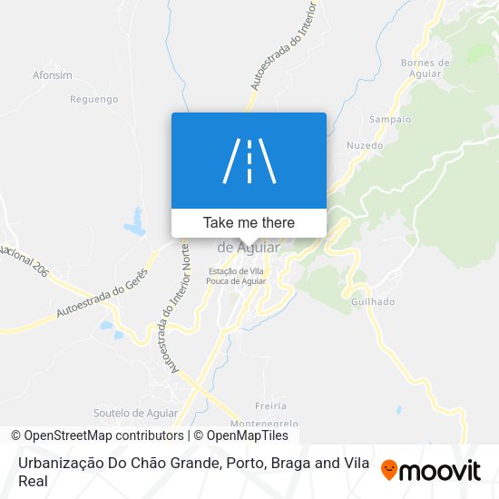 Urbanização Do Chão Grande mapa
