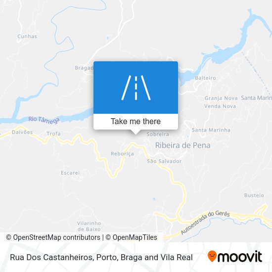 Rua Dos Castanheiros mapa