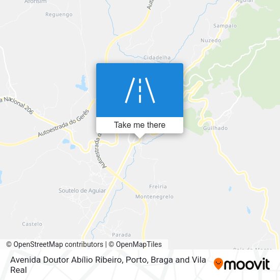 Avenida Doutor Abílio Ribeiro mapa