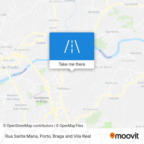 Rua Santa Maria map