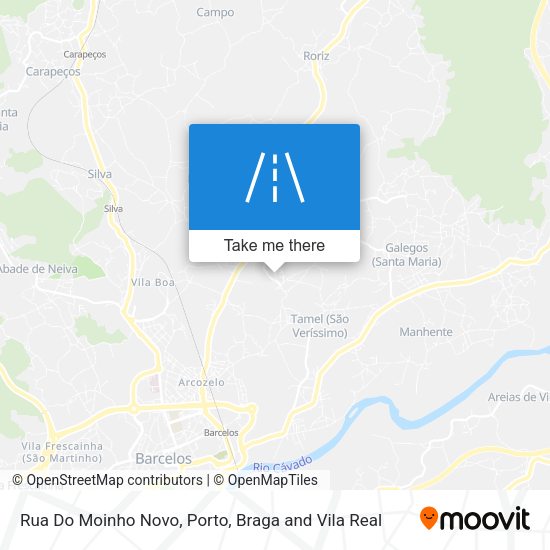 Rua Do Moinho Novo mapa