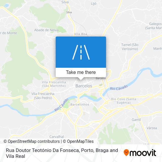 Rua Doutor Teotónio Da Fonseca mapa