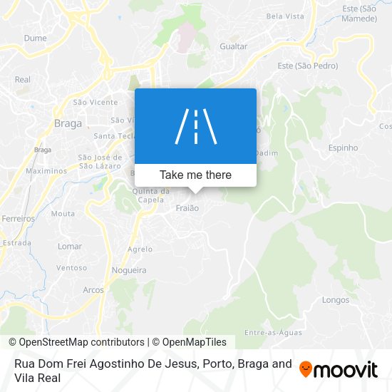 Rua Dom Frei Agostinho De Jesus mapa