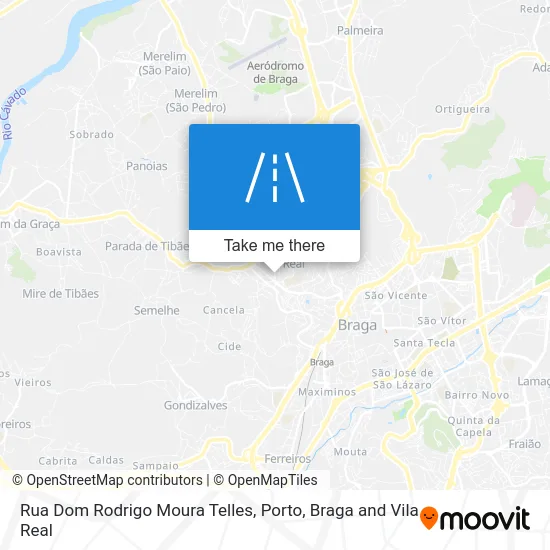 Rua Dom Rodrigo Moura Telles map