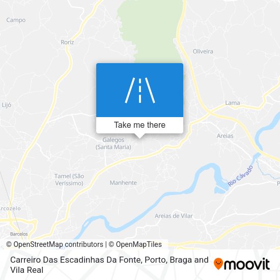 Carreiro Das Escadinhas Da Fonte map