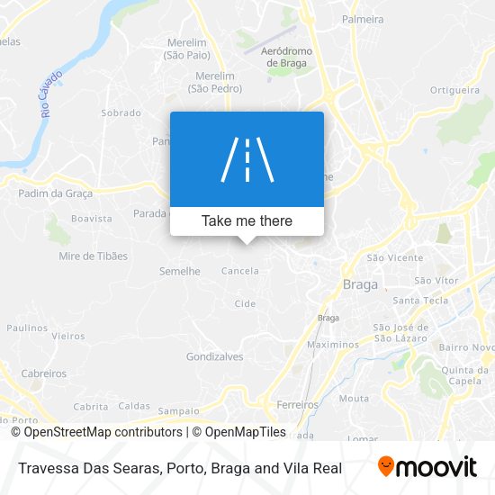 Travessa Das Searas map