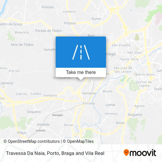Travessa Da Naia mapa