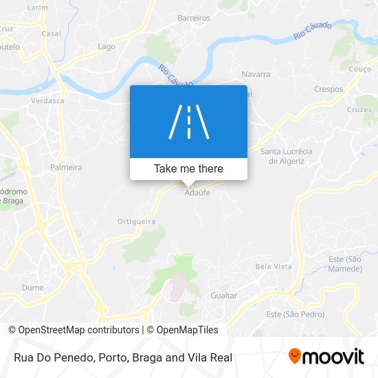 Rua Do Penedo map