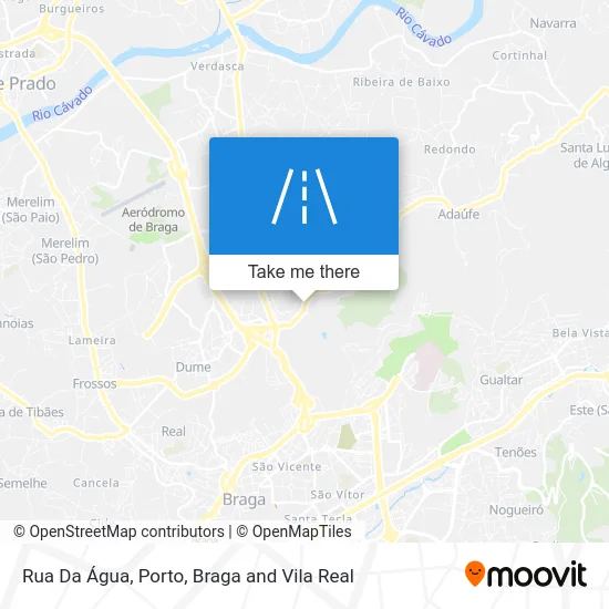 Rua Da Água map