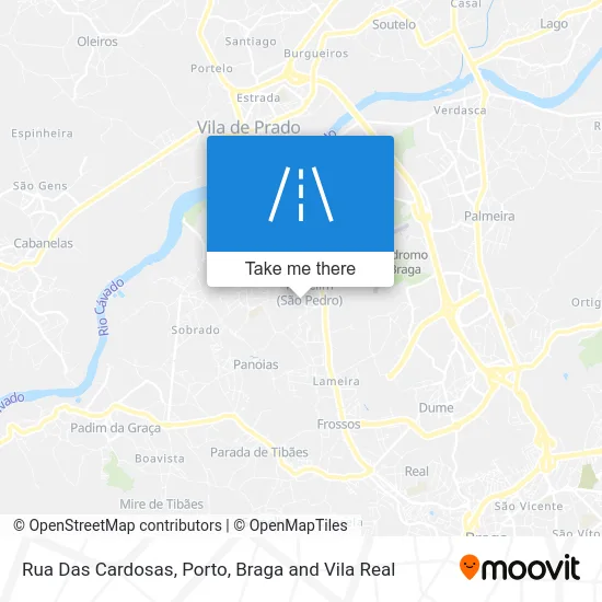 Rua Das Cardosas map
